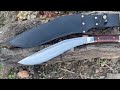 13 inch tactical hunting sirupate survival khukuri  handmade full tang kukri  egkh