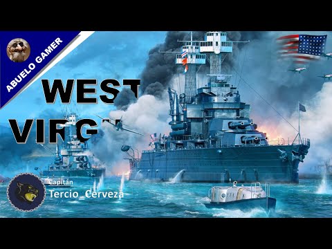 USS West Virginia | world of warships: legends | wows replay