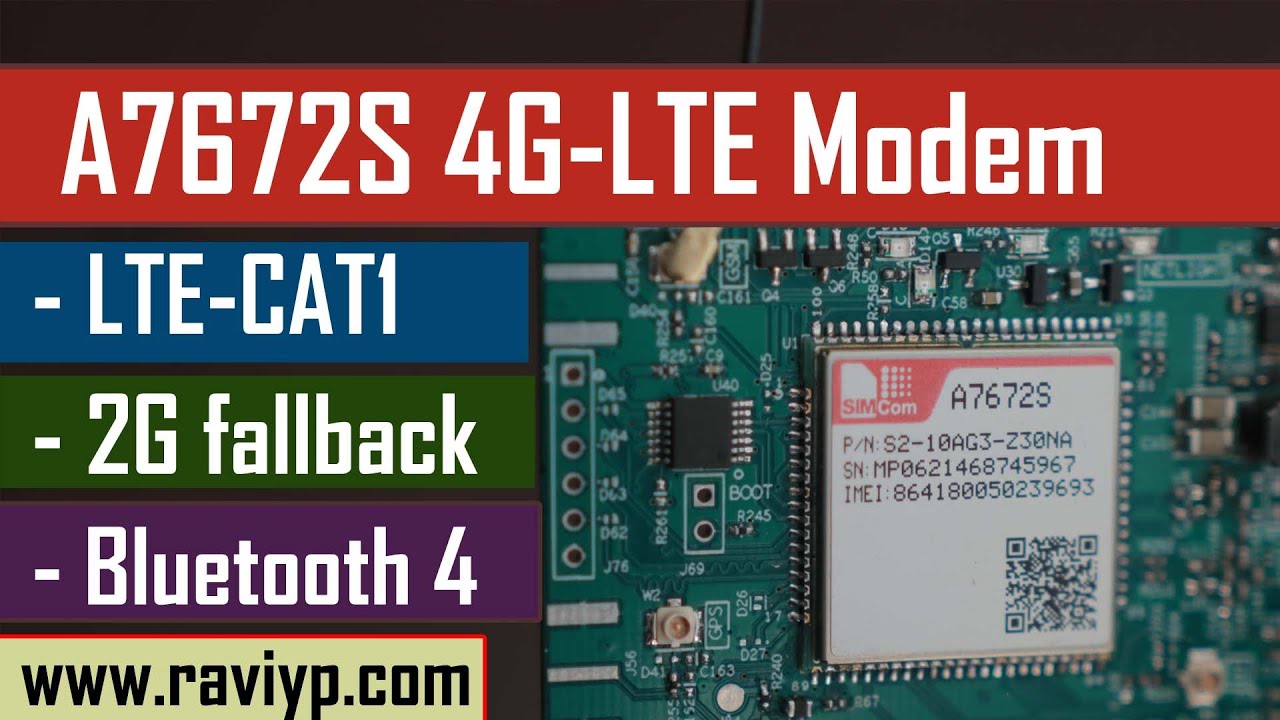 Low cost 4G LTE GSM module Evaluation board - SIMCOM A7672S/A7672E ...