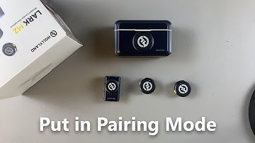 How To Manually Put Hollyland Lark M2 Wireless Microphone In Pairing Mode