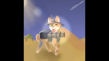desert doggo (Speedpainting)[Medibang paint pro]