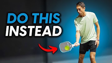 Pro Pickleball Players NEVER Slice Their Returns Anymore. Here