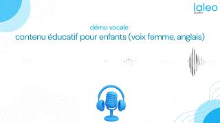 EDUCATIONAL / E-LEARNING VOICE OVER DEMO — Female Voice (English) | Laleo Studio