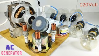 Turn 4 Big Spark Plug And 1 Speaker Into 230V 8000 Watt Free Energy Electric Generator 100% Work