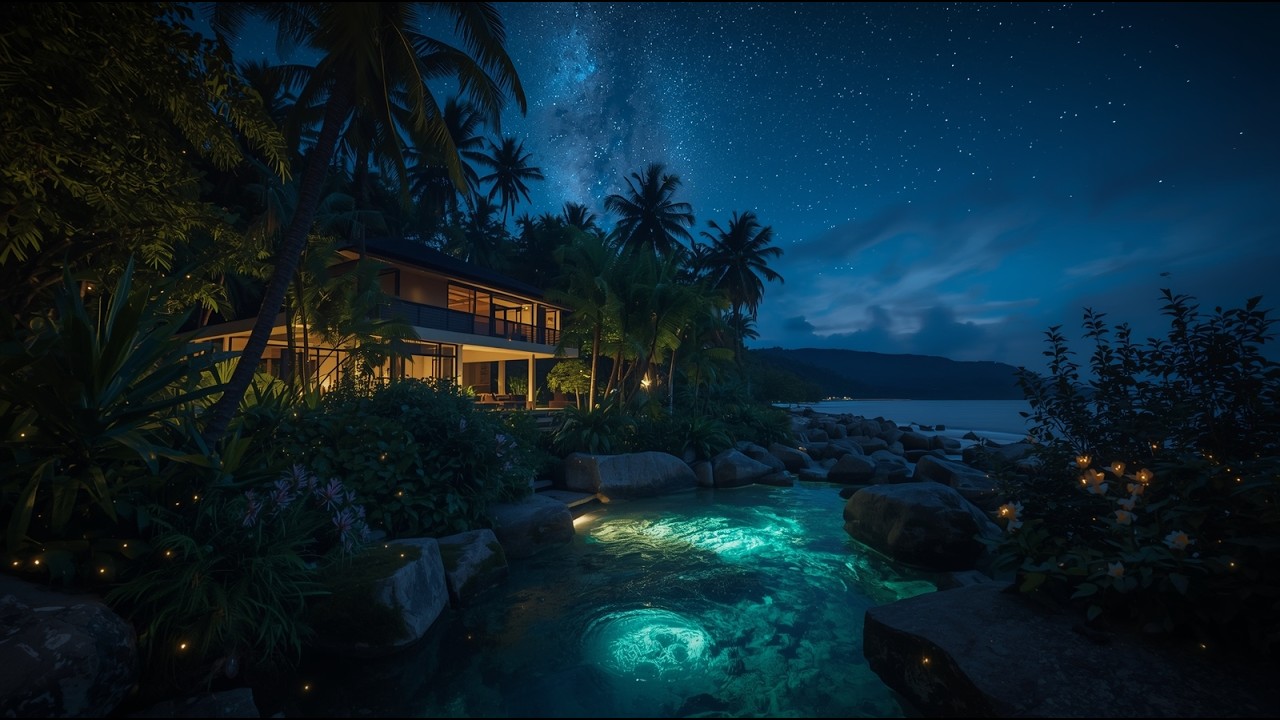 Fall Asleep Instantly – Deep Insomnia Relief Therapy with Soothing Piano & Night Ocean Sleep Sounds