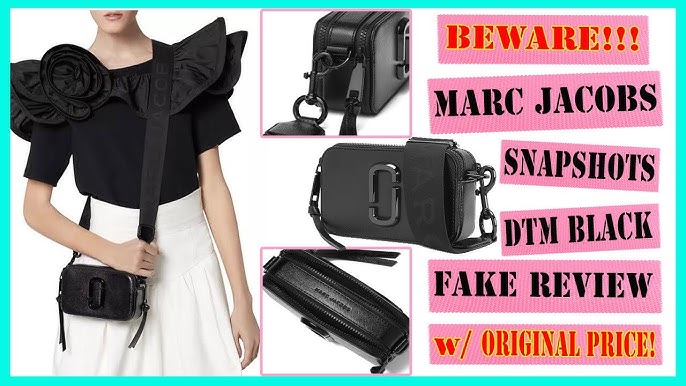 Marc Jacobs Black 'The Snapshot DTM' Bag