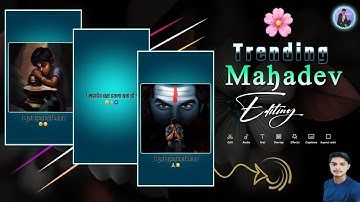 New Trending Mahadev Ji Reel Video Editing in Alight Motion | Mahadev Edit #alightmotion