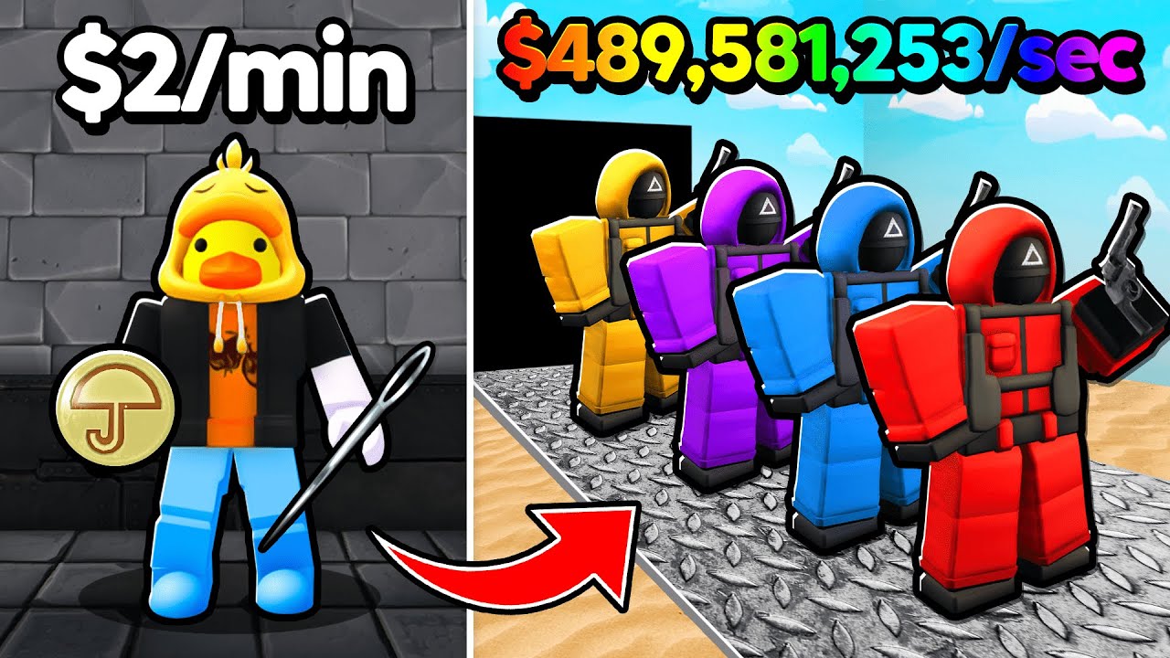 I Built MAX LEVEL Squid Games Factory Tycoon in Roblox Dalgona Tycoon!