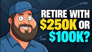Can You Retire With $250K and $100K A 5 Minute Retirement Plan