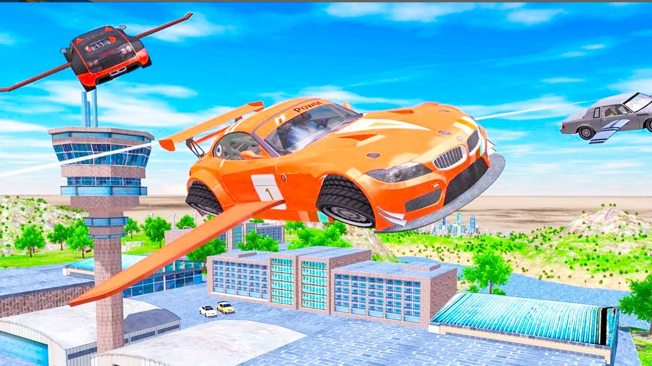 ✅Flying Car Extreme Simulator - New Car Games 2022 - Android Gameplay #20