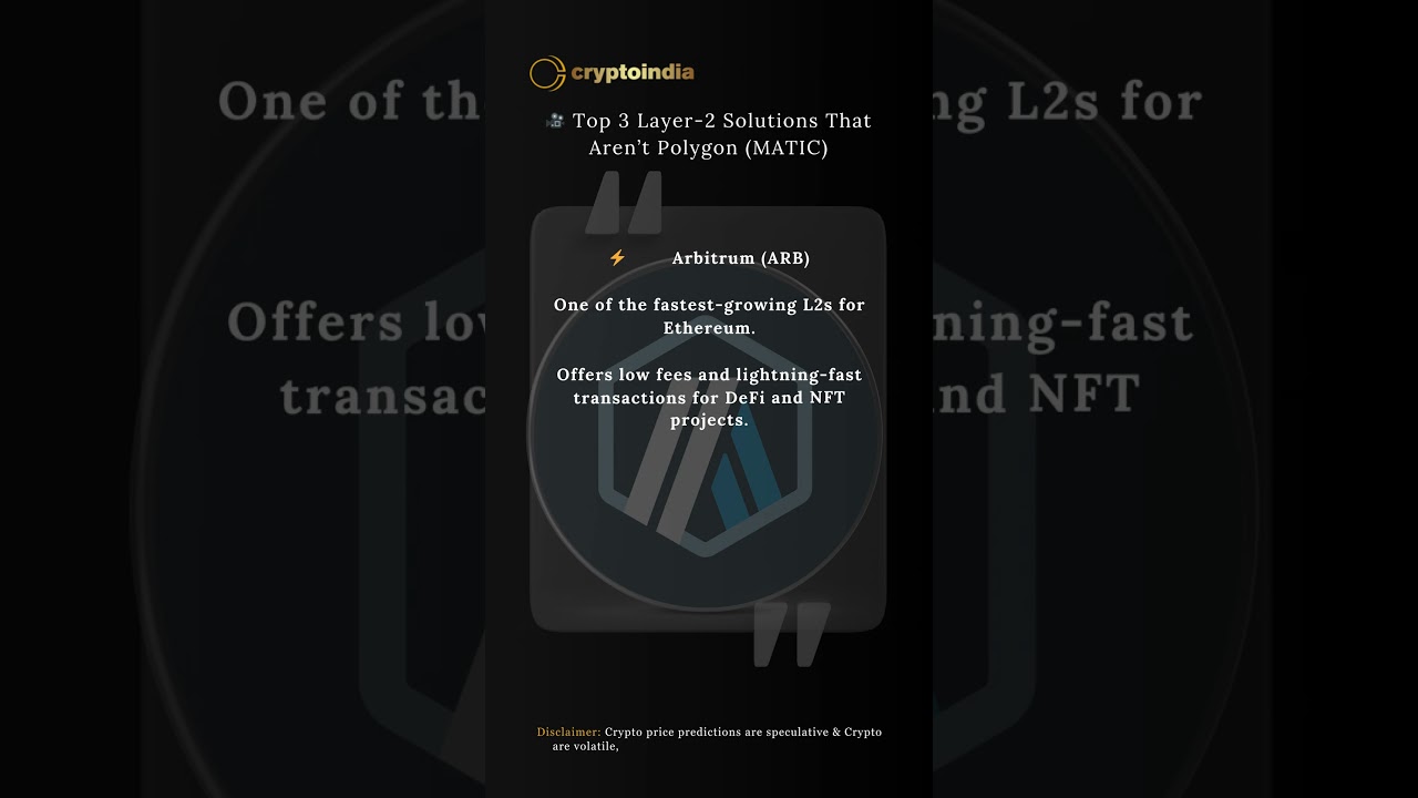 Top 3 Layer-2 Projects BETTER Than Polygon (MATIC)? 🚀