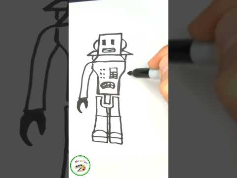 HOW TO DRAW MR ROBOT ROBLOX ROBUX MOONDINO YouTube Hq2 