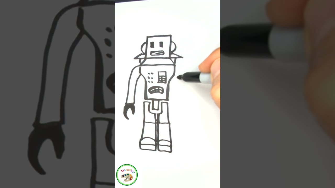HOW TO DRAW MR ROBOT ROBLOX ROBUX MOONDINO YouTube Maxres2 