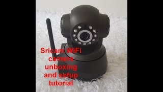 Sricam Indoor IP Camera with WiFi and night vision.Unboxing and Setup. screenshot 4