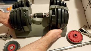 Is your Bowflex 552/1090 Dumbbell Stuck in its Base? Nothing else worked? Try this as a last resort!