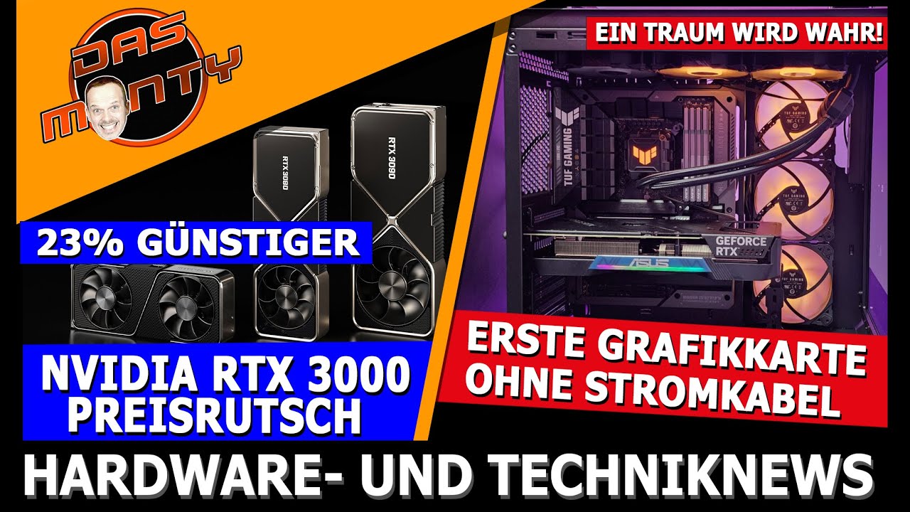 ENDLICH - Erste Grafikkarte ohne Stromkabel | RTX 3000 Preisrutsch | Acers revolutionärer GPU-Kühler