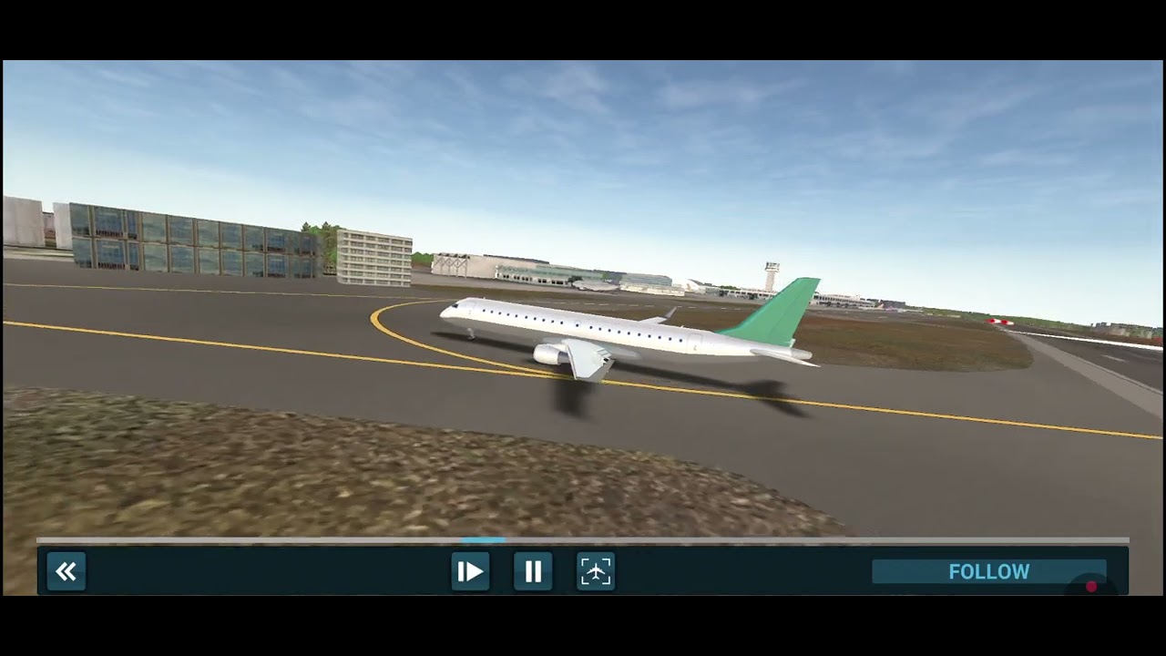 Flight Da Vinci Airways EMBRAER 190          FULL LANDING   Brasilia   🛬   Sao Paulo