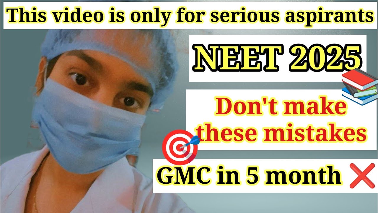 Can I crack NEET 2025 in 5 months | Final wake up call - YouTube