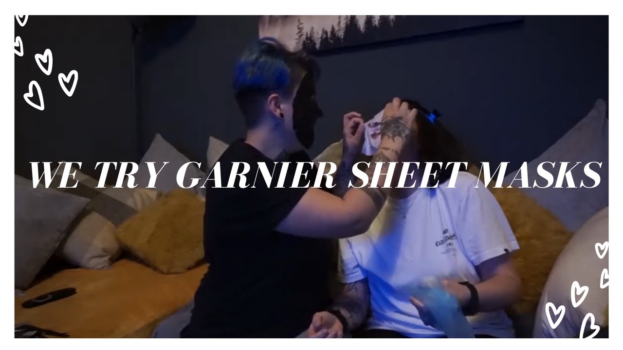 WE TRY GARNIER SHEET MASKS