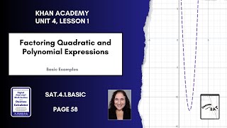 SAT.4.1.Basic: Factoring Quadratic and Polynomial Expressions, page 58