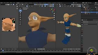 Jak and Daxter - Jak Modelling Timelapse Part 3/4 - Colour