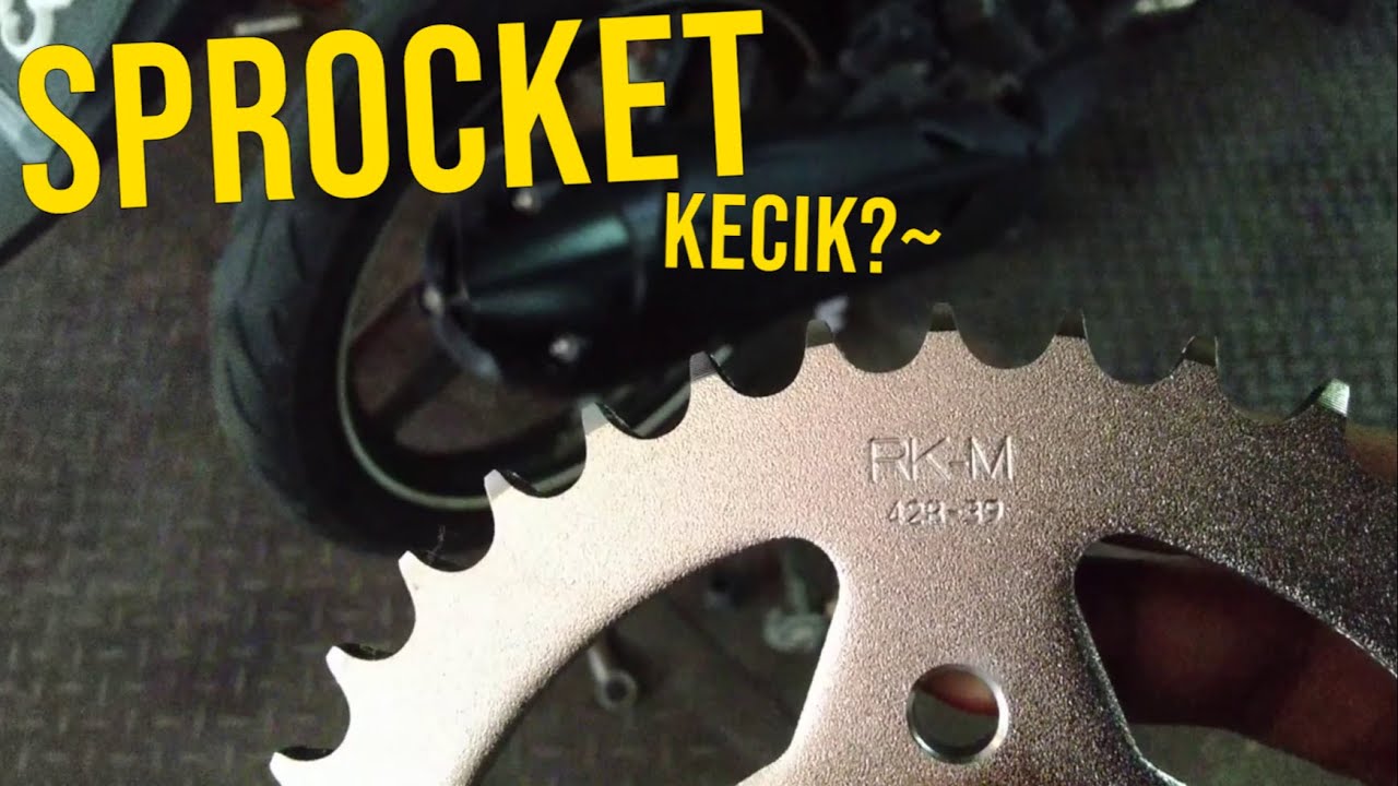 Saiz Sprocket Untuk Top Speed Lc 135