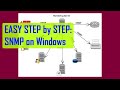 Step by step install  configure snmp service on a windows server