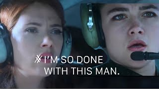 Yelena Talks About Uterus meme - I’m so done with this man - Savage - BLACK WIDOW MOVIE