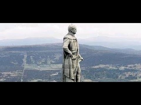 Duke of Sutherland Statue On Ben Bhraggie On Visit To Sutherland North Highlands Of Scotland