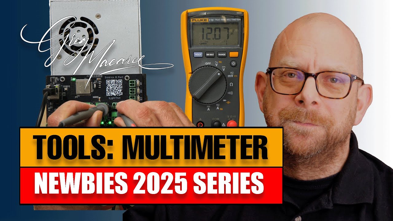 Tools of the trade: Multimeter. 