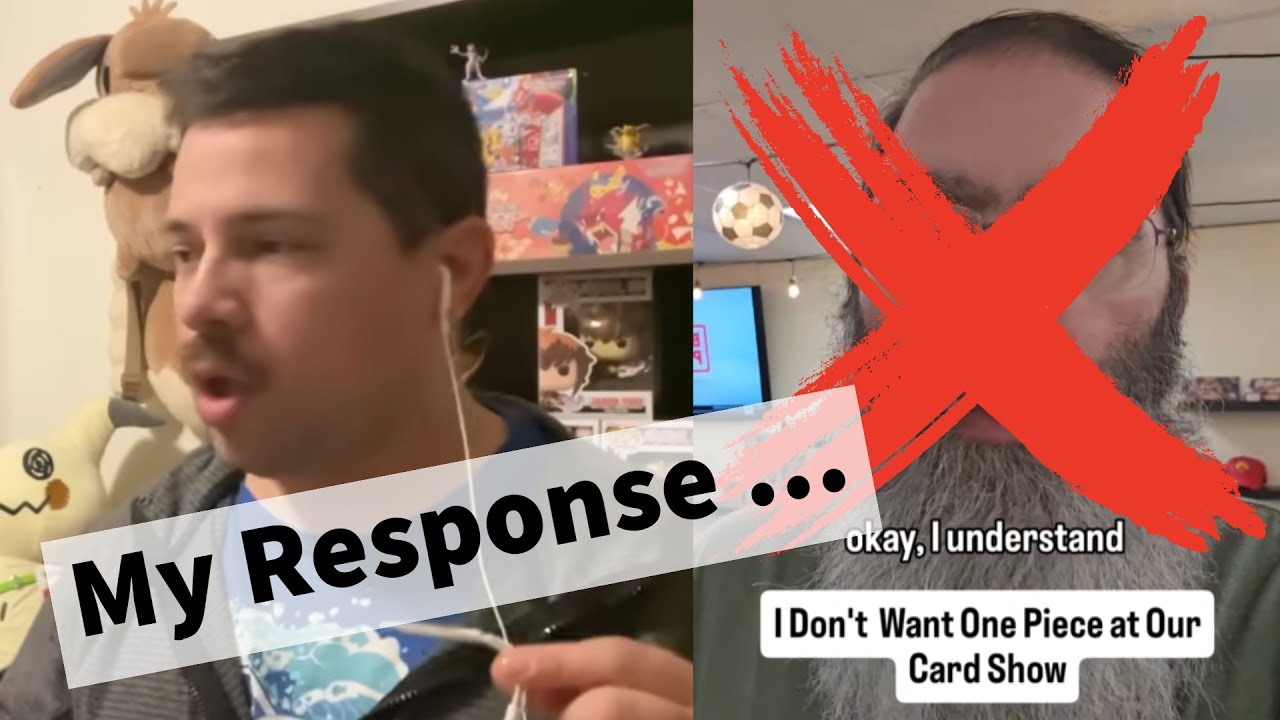 My response to @OpossumBud About One Piece at Our Card Show. #onepiece