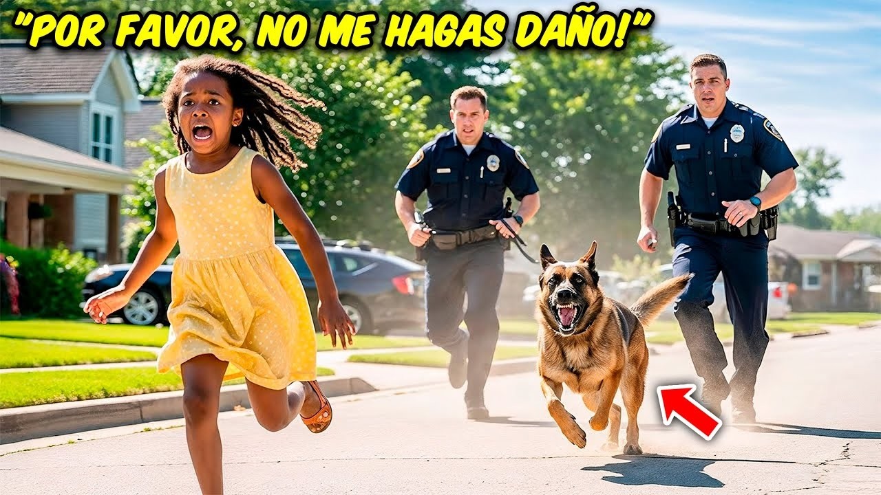 Policías Sueltan K9 a Niña Negra   Se Congelan Cuando su Madre de la Fuerza Delta Llega Corriendo