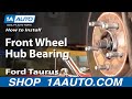How to Replace Wheel Bearing Hub Assembly 1996-2007 Ford Taurus PART 2