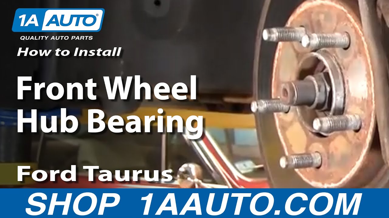 How to Replace Wheel Bearing & Hub Assembly 96-07 Ford Taurus [PART 2 ...