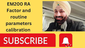 EM 200 RF Muti Point and routine parameter calibration