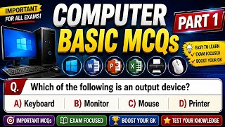 Top 20 Computer Fundamental MCQ | computer fundamental mcq | Computer questions with answers