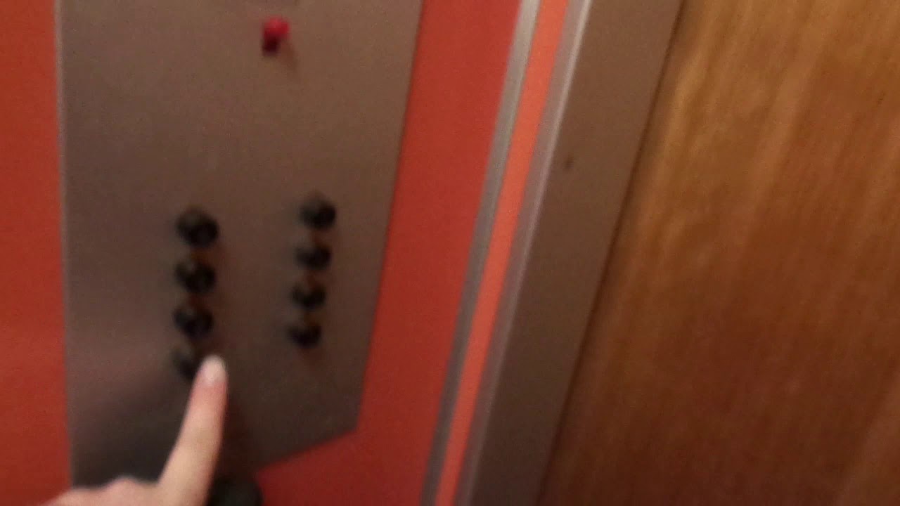 Amazing!! Original Old 1968 KONE Pop-Out Traction Elevator @ Katajakatu 3, Kivimaa, Lahti, Finland