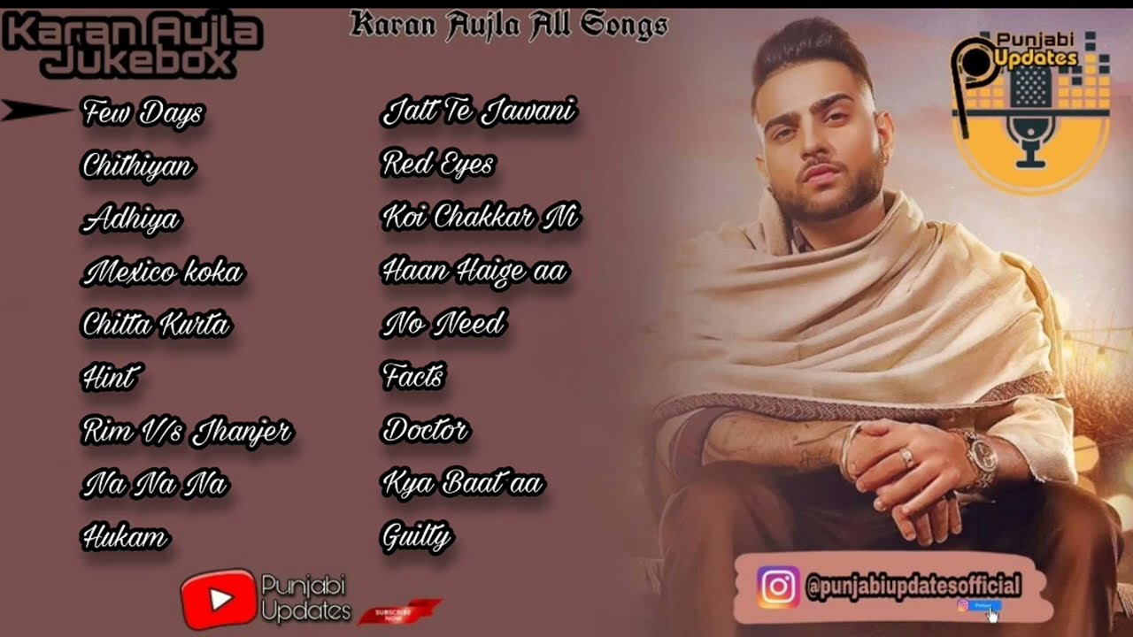 Best of Karan Aujla All songs Non-stop Top Hits | Latest Punjabi ...