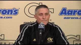 Georgia Tech Men's Basketball Head Coach Brian Gregory Press Conference 11/6/12