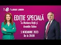 Ediție specială la TV8, cu Mariana Rață și Anatolie Golea