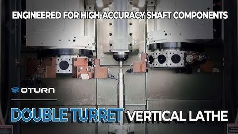 Double-Turret CNC Vertical Lathe | 200% Efficiency for Shaft Machining | EMO 2025 #cnc #machine