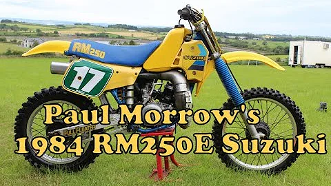 Paul Morrow's 1984 RM 250E Suzuki Evolution Bike