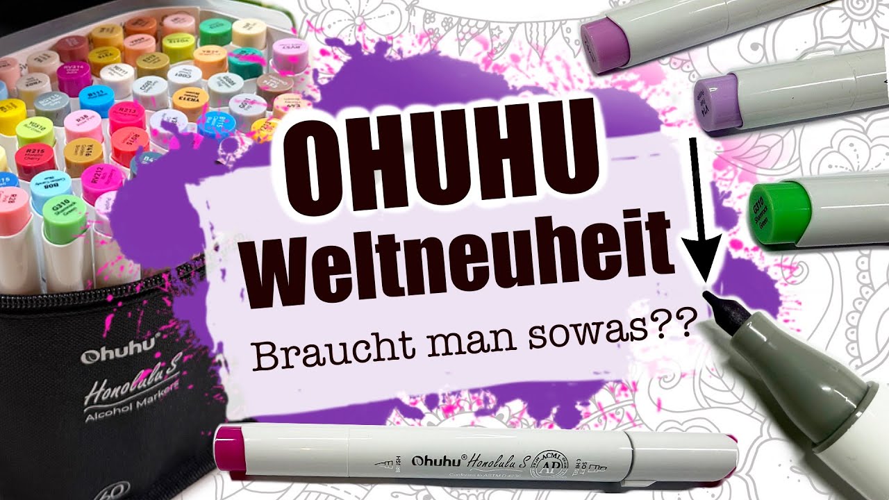 OHUHU NEUHEITEN | Braucht man sowas??  NEUE Alkoholmarker und NEUER Organizer + mega GIVEAWAY!!