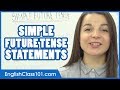 Simple Future Tense - WILL / GOING TO / BE+ING - Learn English Grammar