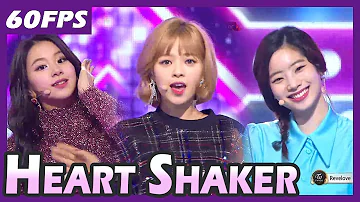 60FPS 1080P | TWICE - Heart Shaker, 트와이스 - 하트쉐이커 @MBC Music Festival 20171231