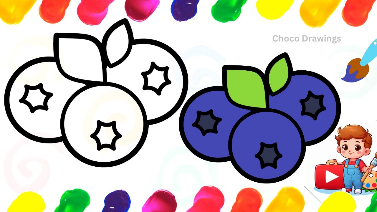blueberry-drawing-and-coloring-for-kids-and-toddlers-preschool