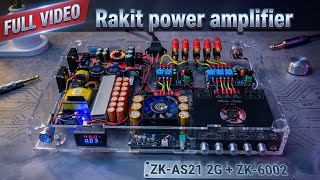 FULL VIDEO - POWER ASSEMBLY - ZK-AS21 + zk-6002 using 5mm clear acrylic case