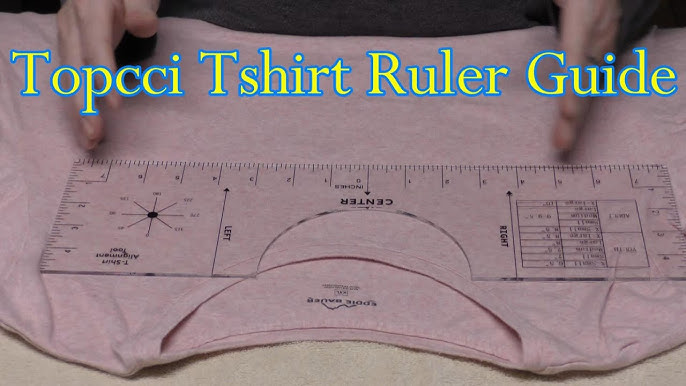 Using A Shirt Ruler 