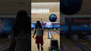One Strike A Day #577    Ball Used:Gremlin Tour X  👿🗺#twohandedbowling #bowlingwithkb  #sports
