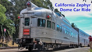 Riding the Historical California Zephyr Dome Car Down the California Coast